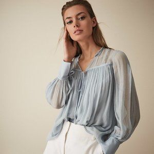 Reiss Marino Smock Blouse
